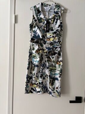 NEW Joseph Ribkoff postcard dress ptp 18”